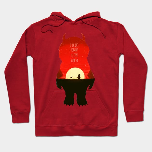 I'll Eat You Up Hoodie by bigbadrobot